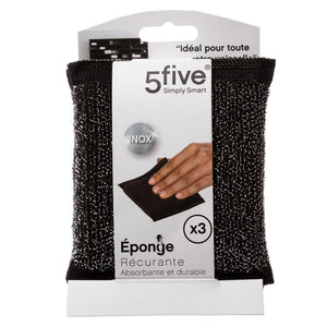 Grytesvamp i stålspiral til fastbrent mat
