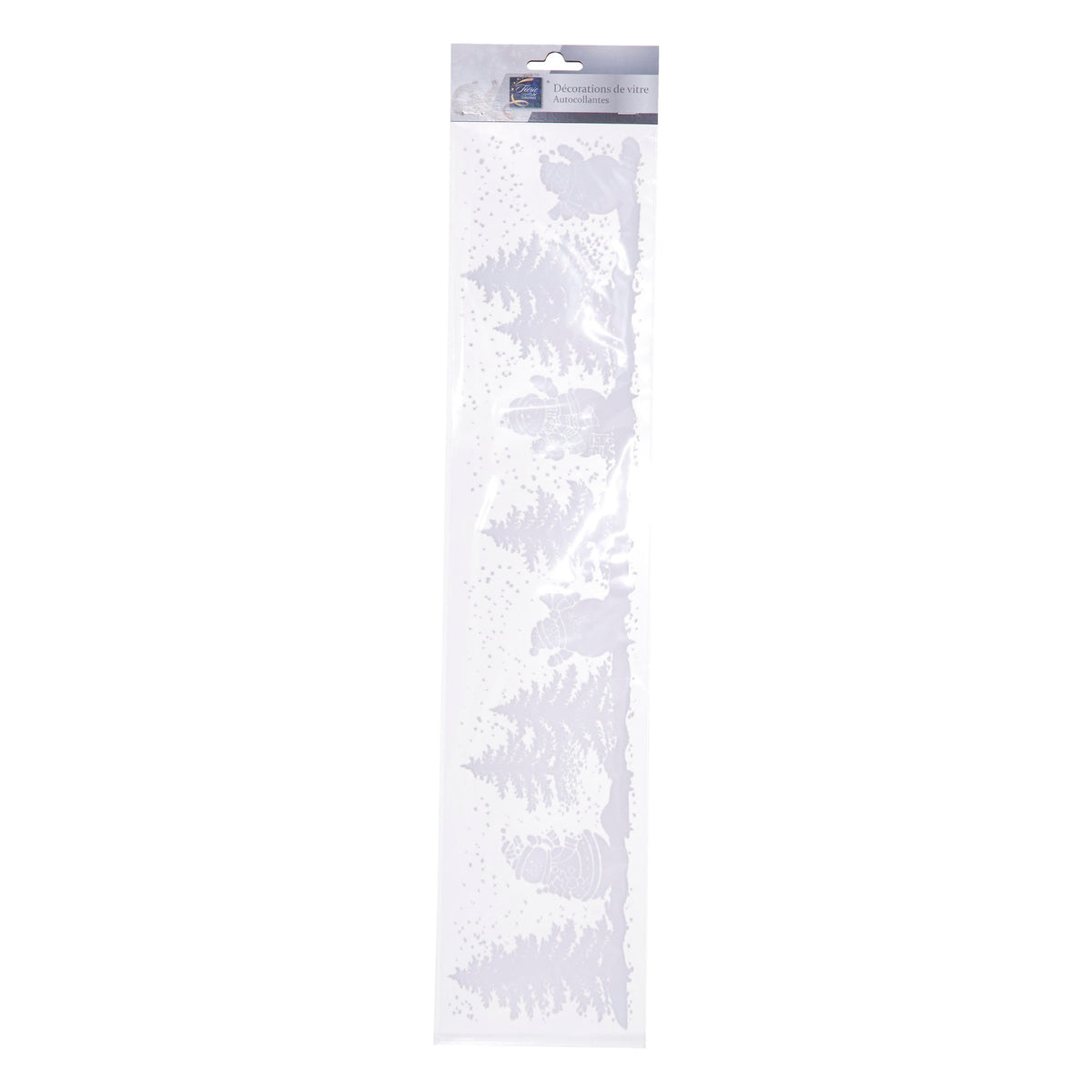 Julebanner stickers hvit 3 design 58 cm, bannerne i pakken
