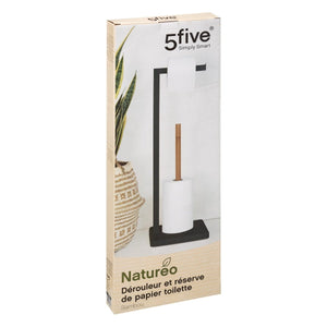 5five Simply Smart Natureo toalettpapirholder med reserve i original emballasje