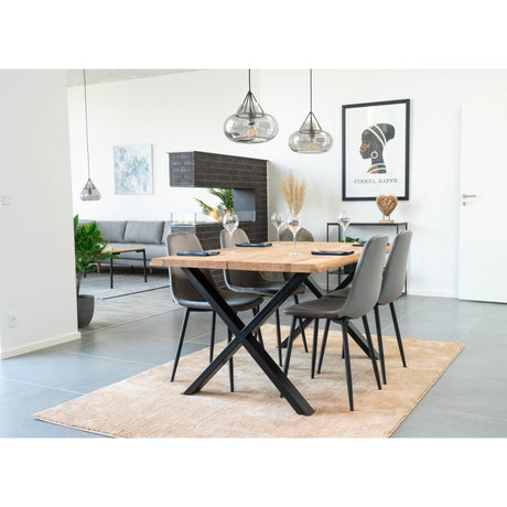 Toulon spisebord natur eik 140 cm - Lindas Dekor Spisebord