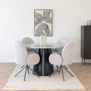 Brito spisebord grå 120 cm