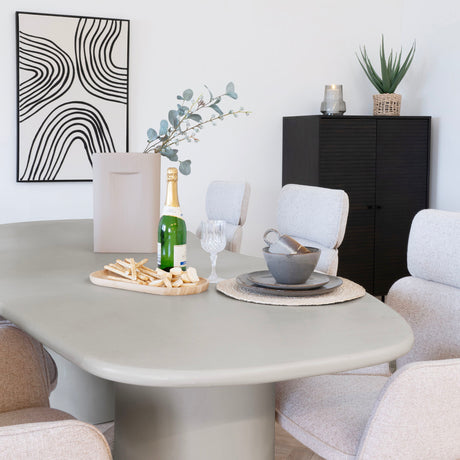 Maranola spisebord beige/sement 240 cm