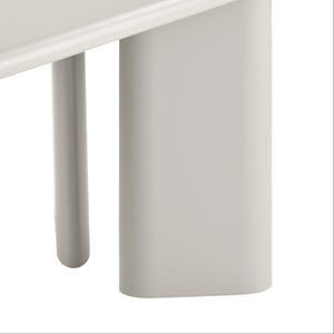 Sandfarvet Nagano spisebord 220 cm kvadratisk produktbillede