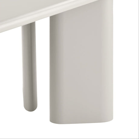 Sandfarvet Nagano spisebord 220 cm kvadratisk produktbillede