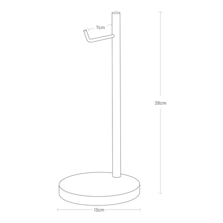 Stativ for oppbevaring av hodetelefoner i moderne interiør.