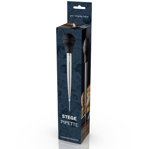 Stekepipette stål 32 cm - Lindas Dekor