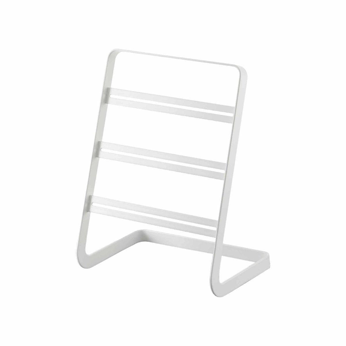Øredobbstativ hvit 3 nivåer stål 15,2 x 19,7 cm - Lindas Dekor