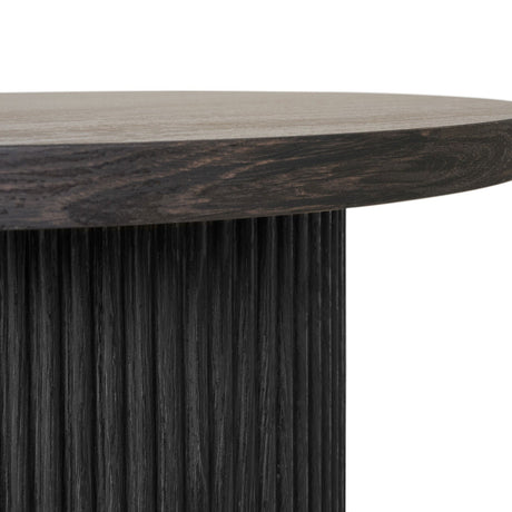 "Kvadratisk foto av Boavista ovalt spisebord mørk brun"
