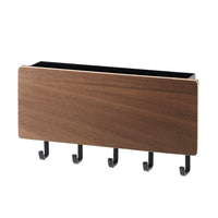 Magnetisk veggmontert nøkkelholder sort