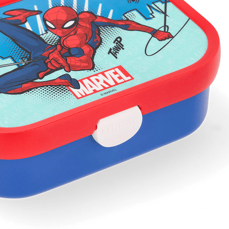 Spiderman matboks 17,5 x 13 x 6 cm med rominndeling - Lindas Dekor