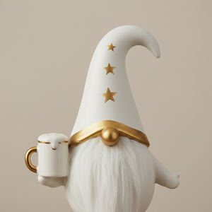 Mats nissefigur hvit