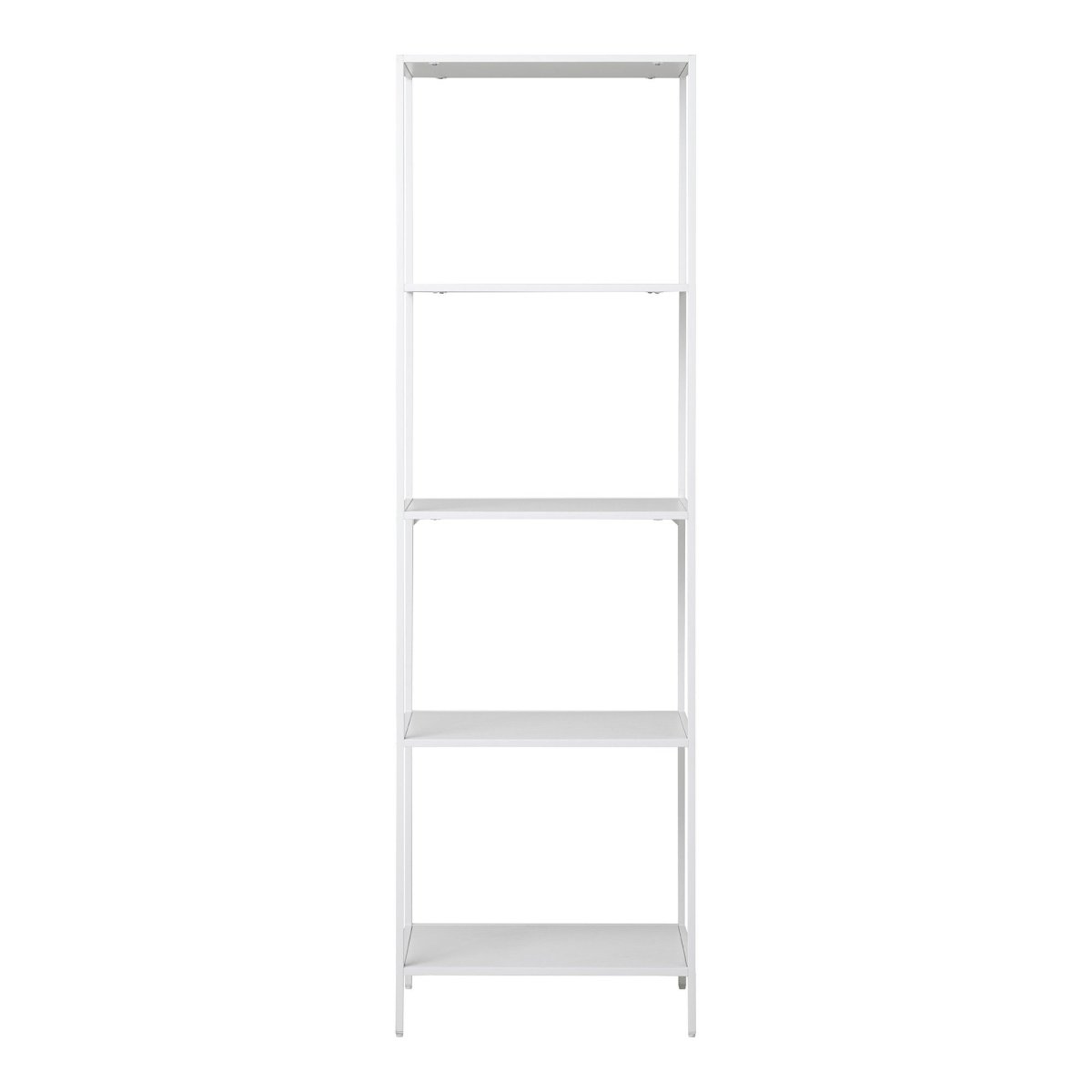 Vita bokhylle 5 hyller hvit 51 x 36 x 170 cm - Lindas Dekor Bokhylle