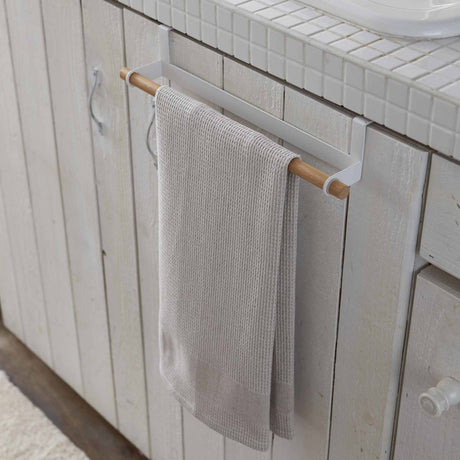 Bred håndkleholder hvit 33 x 6 cm - Lindas Dekor