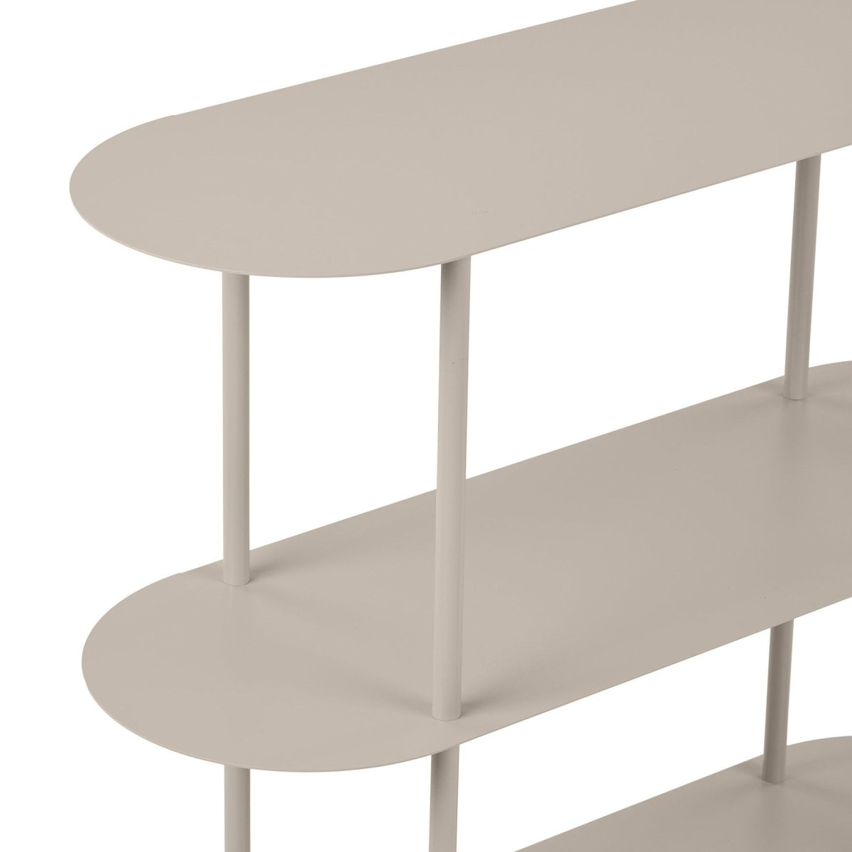 Rieti bokhylle 3 hyller sand 90 x 31 x 81 cm - Lindas Dekor Bokhylle