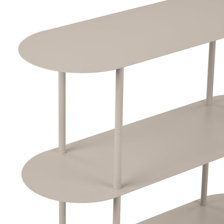 Rieti bokhylle 3 hyller sand 90 x 31 x 81 cm - Lindas Dekor Bokhylle