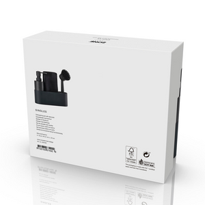 Produktemballasje til Singles oppvasksett fra Zone Denmark med produktinformasjon