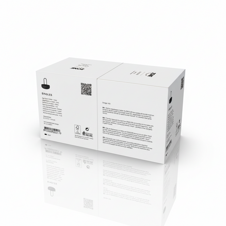 Zone Denmark eggeglass med holder brukt til servering av kokte egg