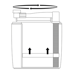Classic osteboks med løftemekanisme