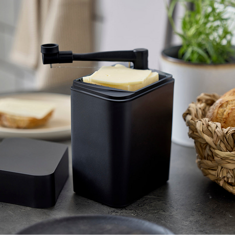 Rosti Osteklokke Classic Svart