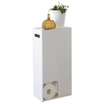 Toalettpapirstativ hvit 48 x 23 x 12 cm