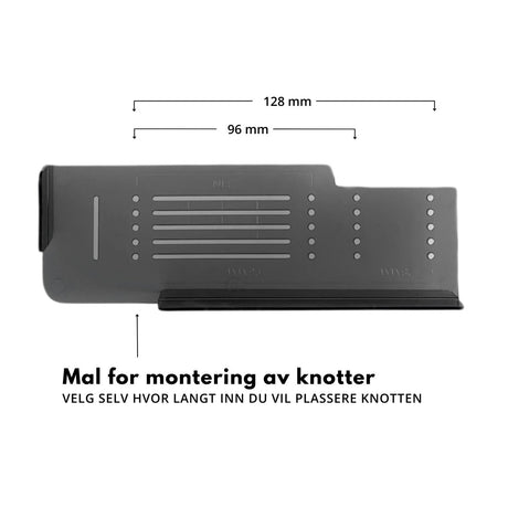 Boremål för handtag och knutar - Lindas Dekor
