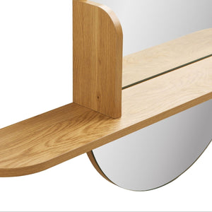 Speil med hylle 92 x 15 x 94,5 cm - Lindas Dekor