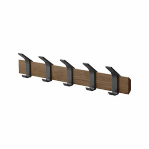 Veggmontert knaggrekke brun 50 x 10 cm - Lindas Dekor
