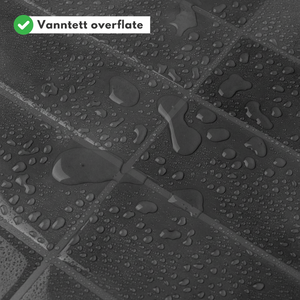 Vareprøve: Adelina antrasitt selvklebende veggfliser