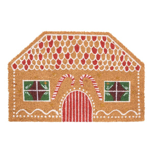 Dørmatte pepperkakehus 60,5 x 40,5 cm - Lindas Dekor Dørmatte