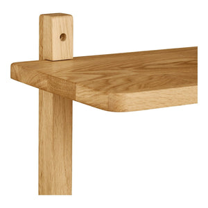 Townsville vegghylle eik 20 x 50 x 75 cm - Lindas Dekor