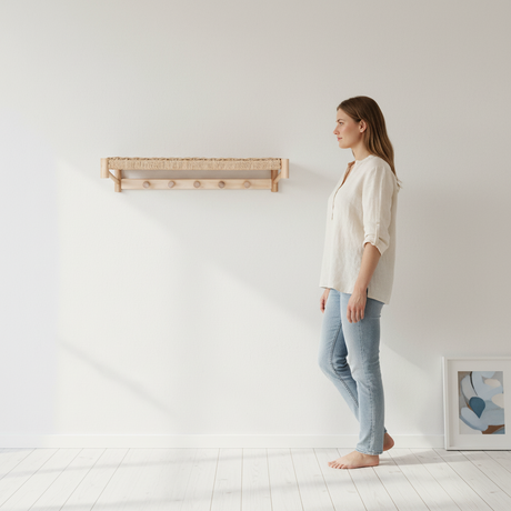 Abano entréhylle stylet med kurver og dekor