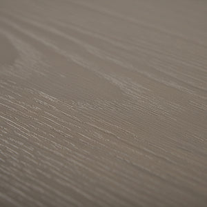 Brun Botta vegghylle sett fra siden, viser lav høyde 2,5 cm og myk avrunding