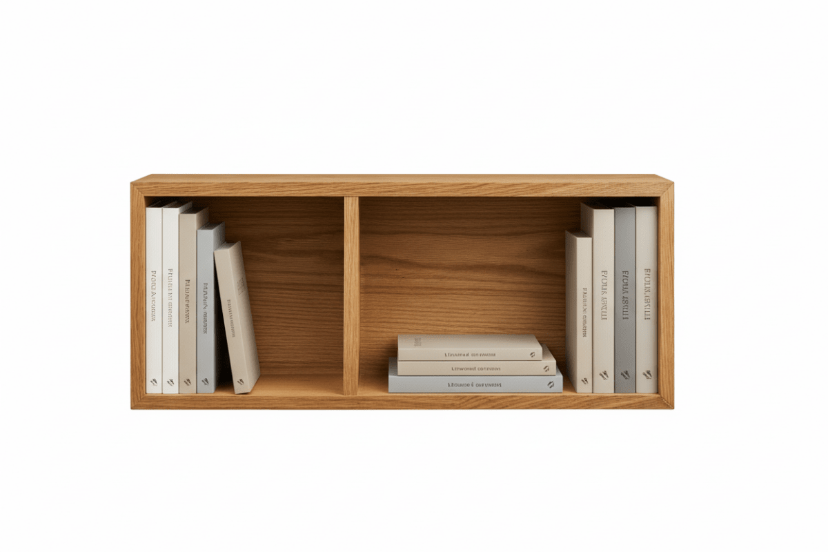 Oshawa vegghylle eikefiner natur 71 x 20 x 30 cm - Lindas Dekor