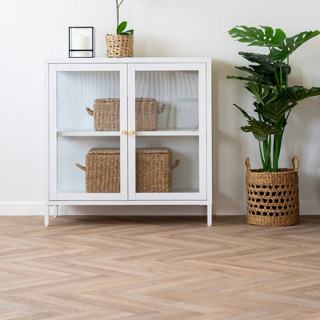 Kurvsett med lokk i to størrelser til stue og soverom