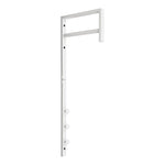 Trento väghängd klädställ i vit metall 82 cm