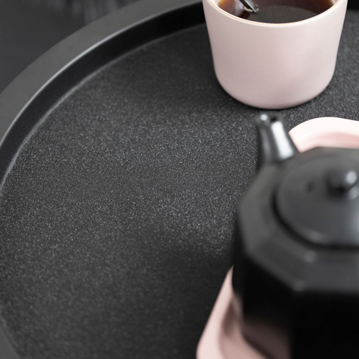 Vareprøve: Glitter sort kontaktplast