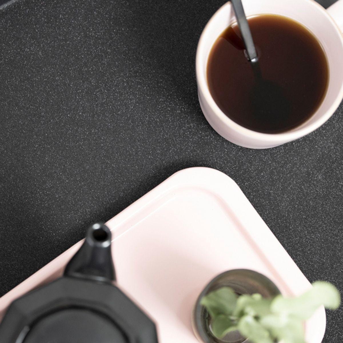 Vareprøve: Glitter sort kontaktplast