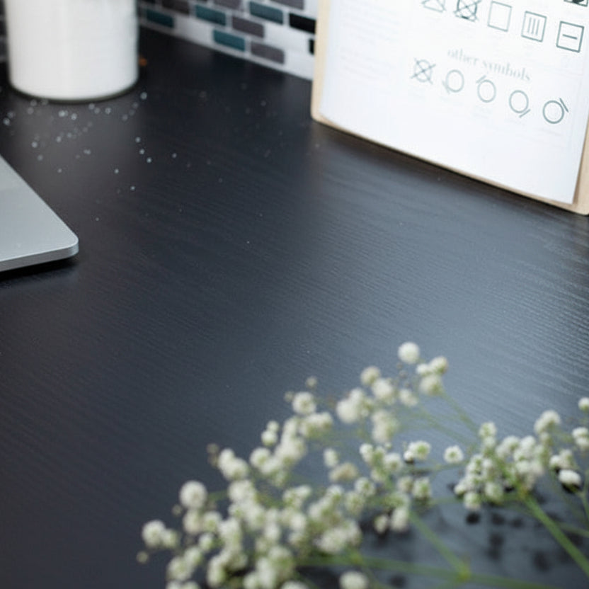 Treverk sort | glatt matt kontaktplast