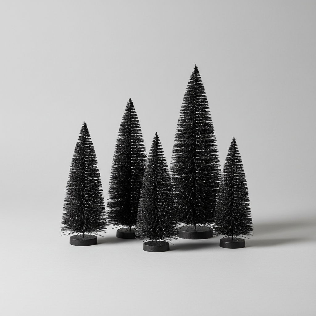 4-pk dekorative juletre