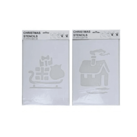 2-pk Julesjablonger 22 x 35 cm - Lindas Dekor Sjablonger