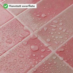 10-pk Adelina Rosa selvklebende veggfliser