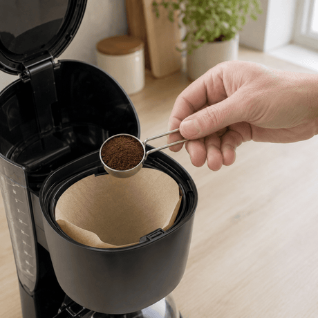 Smart kaffemått säkerställer rätt mängd kaffe i kaffetrakteren 
