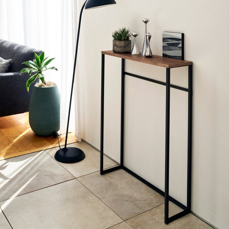 Konsollbord sort 80 x 60 cm - Lindas Dekor
