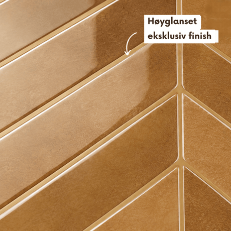 Evelina rust selvklebende veggfliser - Lindas Dekor Veggfliser