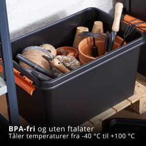 SmartStore oppbevaringsboks godkjent for matkontakt og uten BPA og ftalater