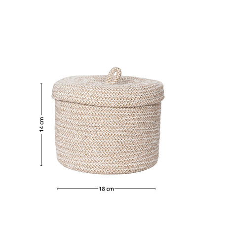 2-pk Sebal oppbevaringskurv