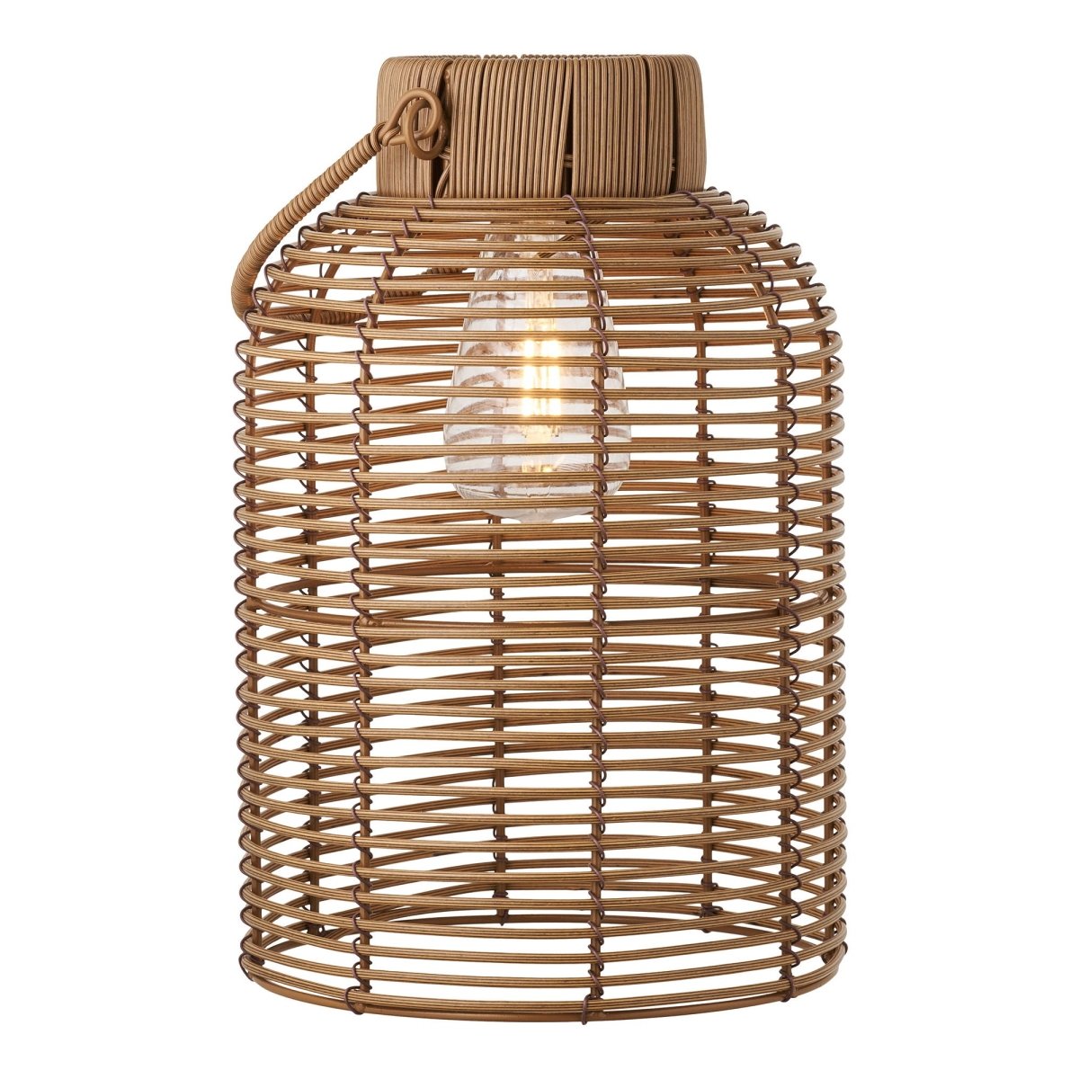 Brentford lampe, oppladbar med solcellepanel - Lindas Dekor