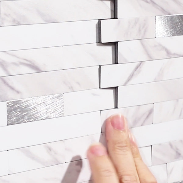 Vareprøve: Stein Marmor selvklebende veggfliser