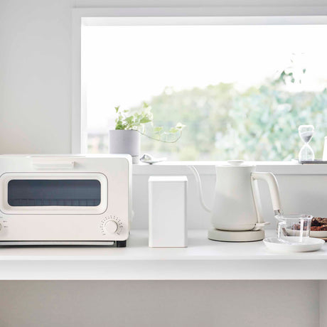 Oppbevaringsboks til kaffefilter og kapsler hvit 1,9L - Lindas Dekor