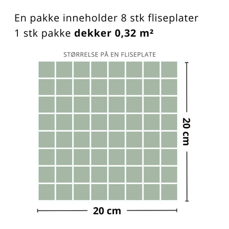 Mål på Teo sage fliser